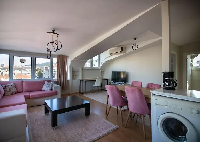 Appartement Charming 2br Panoramic Views Penthouse In Maltepe