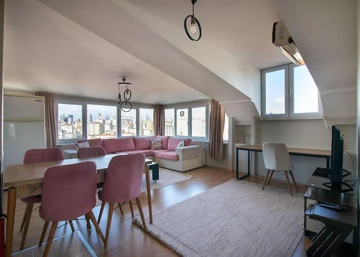 Appartement Charming 2br Panoramic Views Penthouse In Maltepe Istambul